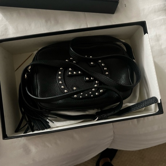 COPY - AUTHENTIC Gucci Soho Disco Bag – Black Pebbled Leather - Picture 2 of 8